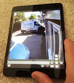 cctv on smartphone Sherborne