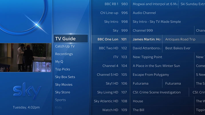 Sky Q Installation Sherborne