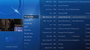 sky Q installation Sherborne