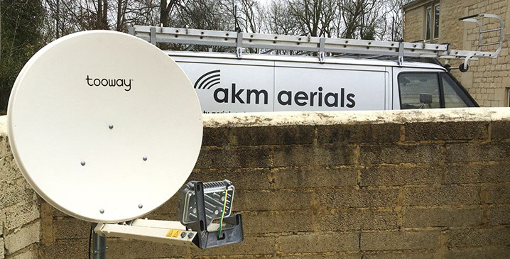 satellite broadband Burford