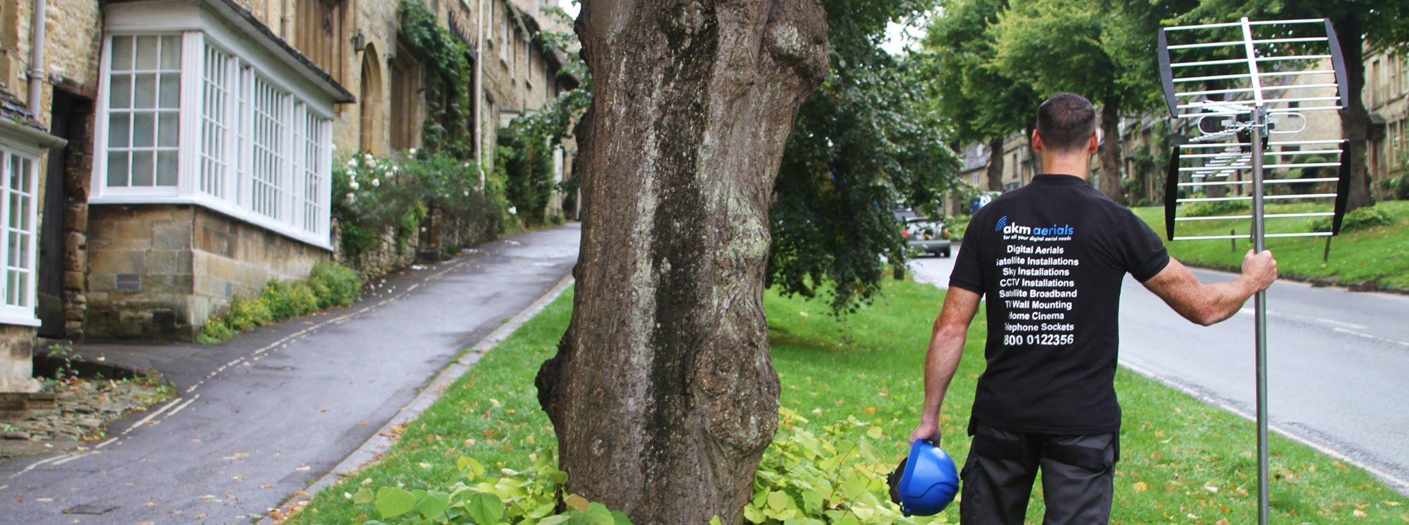 aerial installation Burford