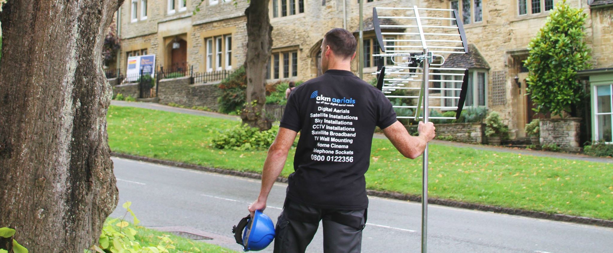 aerial installation Burford