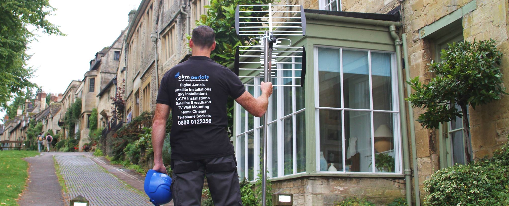 aerial installation Burford